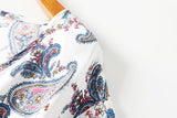 Danelle Plus Size White Floral Maxi Dress