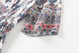 Danelle Plus Size White Floral Maxi Dress