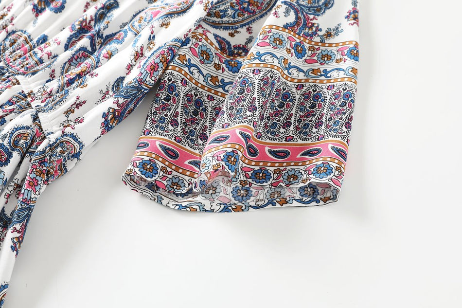 Danelle Plus Size White Floral Maxi Dress