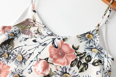 Beatrice Plus Size Floral Sleeveless Midi Dress