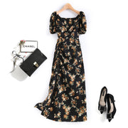 plus size floral midi dress