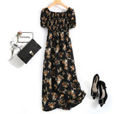 Irie Plus Size Square Neck Floral Midi Dress