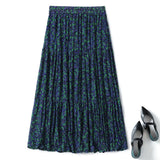 Rachel Plus Size Floral Midi Skirt