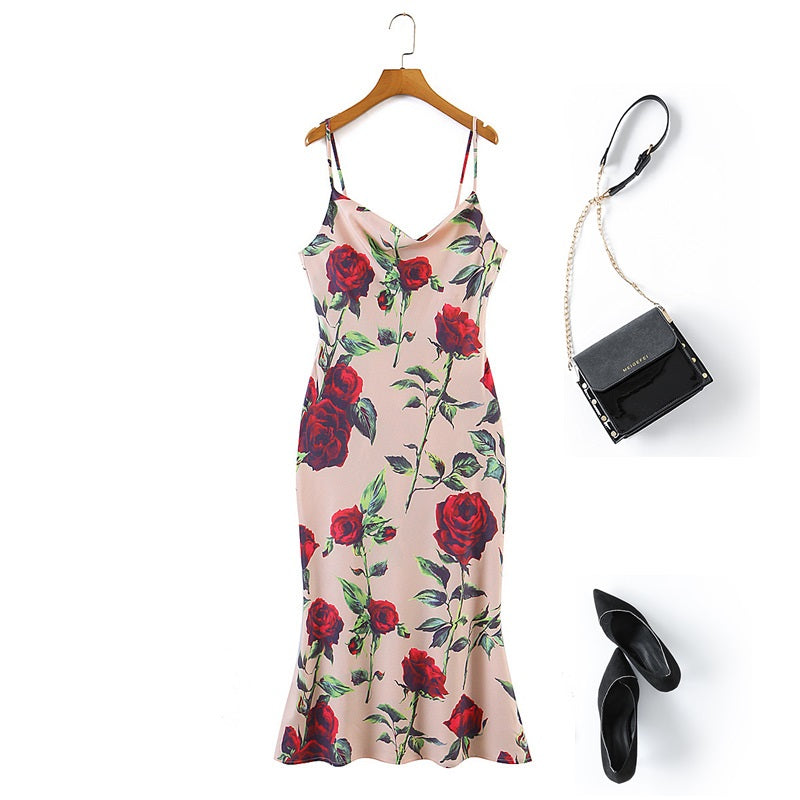 Plus Size Floral Slip Dress Hello Curve