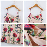 Plus Size Floral Slip Dress Details 1