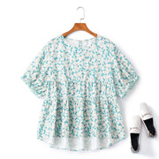 plus size floral top