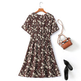 Cassidy Plus Size Floral Wrap Dress