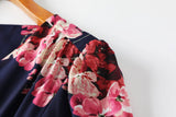 Zariah Plus Size Floral Wrap Maxi Dress