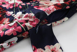 Zariah Plus Size Floral Wrap Maxi Dress