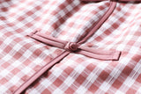 Plus Size Gingham Cheongsam