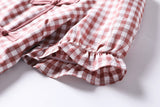 Plus Size Gingham Cheongsam