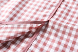 Plus Size Gingham Cheongsam