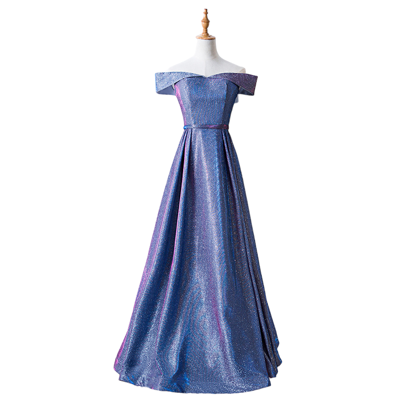 Plus Size Gradient Off Shoulder Gown– Hello Curve