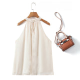 Plus Size Halter Blouse