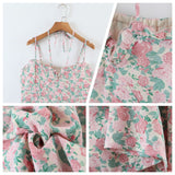 Plus Size Halter Vintage Floral Dress