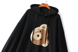 Prisca Plus Size Bear Hoodie Sweater