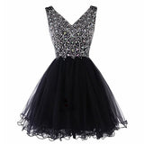 Plus Size Jewel Tulle Party Dress
