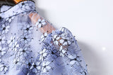 Ella Plus Size Lace Cheongsam Dress