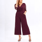 Azalea Plus Size Lace Jumpsuit