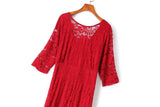 Estrella Plus Size Lace Maxi Dress