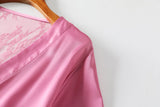 Gwyneth Plus Size Lingerie Slip Dress with Matching Kimono Jacket