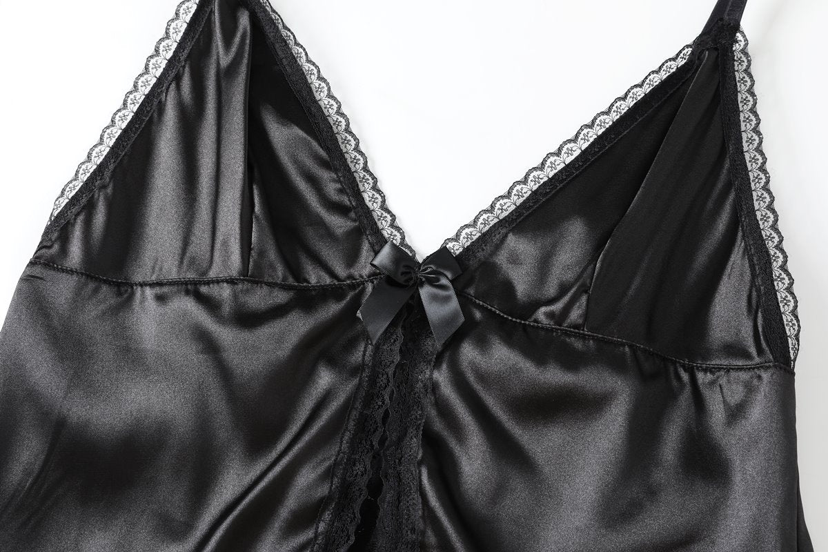 Soraya Plus Size Sexy Lingerie Babydoll Chemise Slip Dress with Matchi