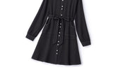 Finly Plus Size Long Sleeve Shirt Dress