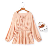 Plus Size Long Sleeve Top