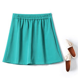 Miriam Plus Size Pleat Mini Skirt