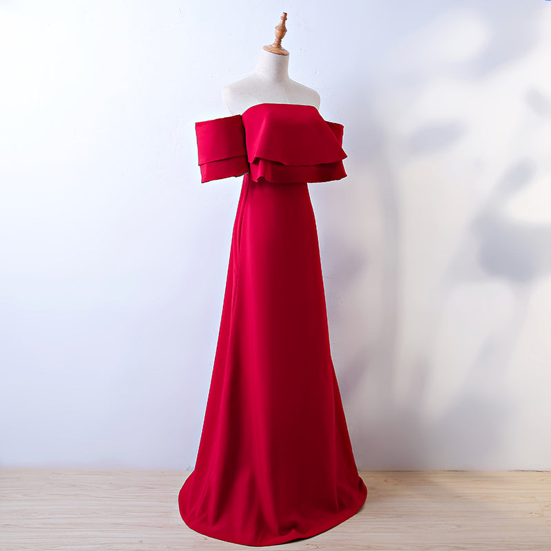 Plus Size Off Shoulder Gown