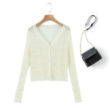 Plus Size Knit Open Cardigan