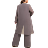 Plus Size Mother of the Bride Pants Suit