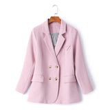 plus size pink blazer