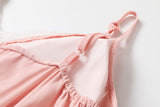 Hallie Plus Size Pink Lingerie Dress with Bra Pads