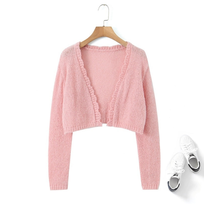 plus size blush cardigan