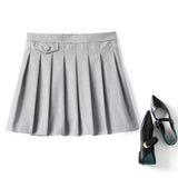 Plus Size Pleated Skirt