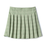 Plus size pleats skirt