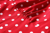 Plus Size Polka Dots Dress