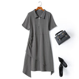 Plus Size Polo T Shirt Dress