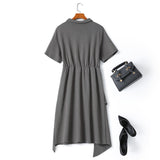 Adelaide Plus Size Polo T Shirt Dress