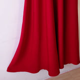 Plus Size Red Short Sleeve Evening Dress Hem Close Up View