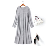 plus size ribbed knit dress