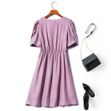 Plus Size Ribbon Dress