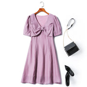 Plus Size Ribbon Dress