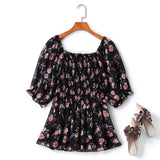 Plus Size Scrunch Floral Top