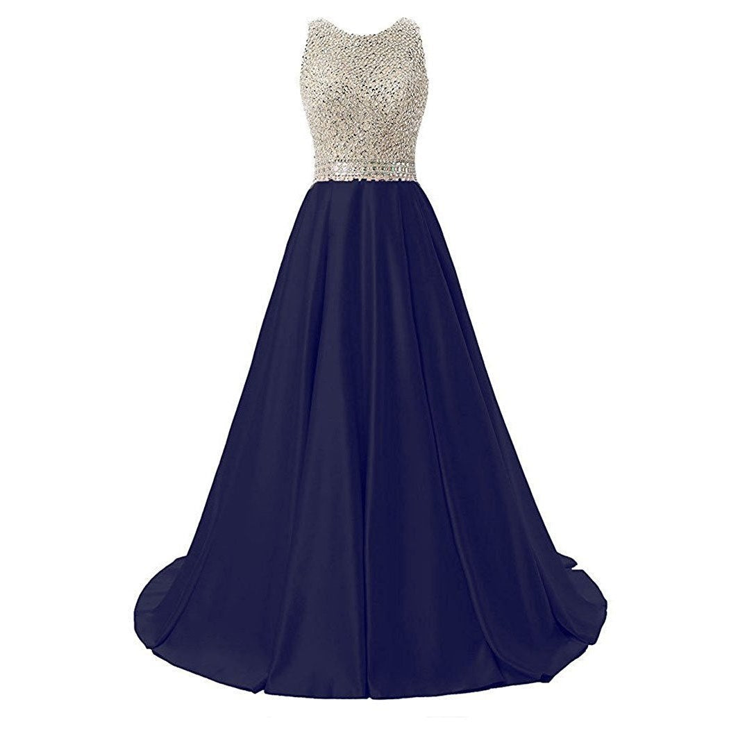 Plus Size Sequins Evening Formal Dress