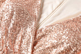 Plus Size Sequin Fishtail Gown