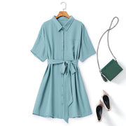 Callie Plus Size Shirt Dress