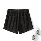 Olena Plus Size Black Shorts