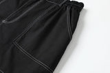 Olena Plus Size Black Shorts